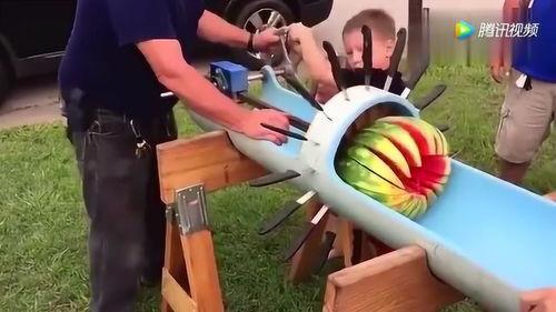 西瓜刀工吃瓜视频,吃瓜视频里的创意美食秀